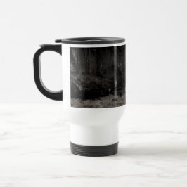 Caneca Térmica Black and Taupe Distress Skyline Veneice Itália