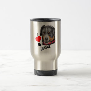 Caneca Térmica Black Tan Bernese Dog Love