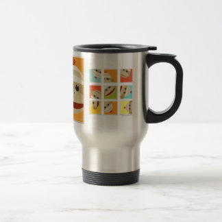 Caneca Térmica Blocos das meias do macaco da peúga por Kelly