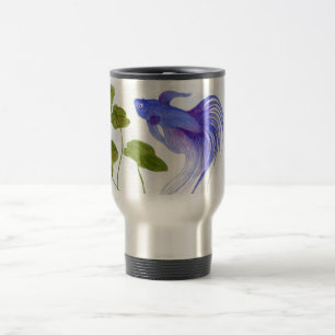 Caneca Térmica Blue Betta Fish