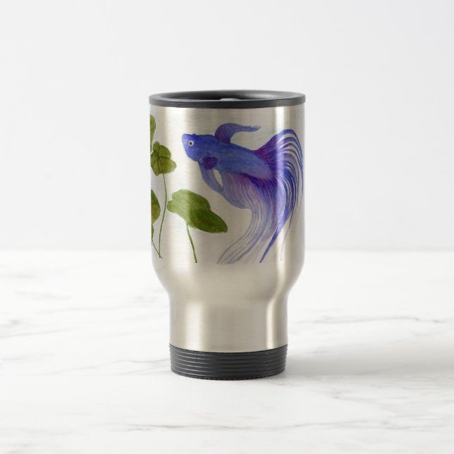 Caneca Térmica Blue Betta Fish (Centro)