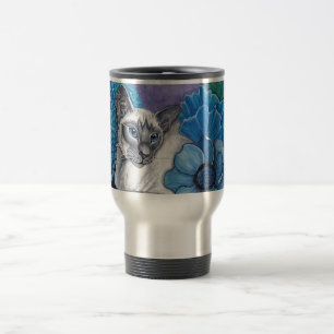 Caneca Térmica Blue Point Siamese Cat