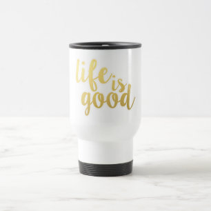 Caneca Térmica "Boa Vida" Atitude Felicidade Citação Motivacional