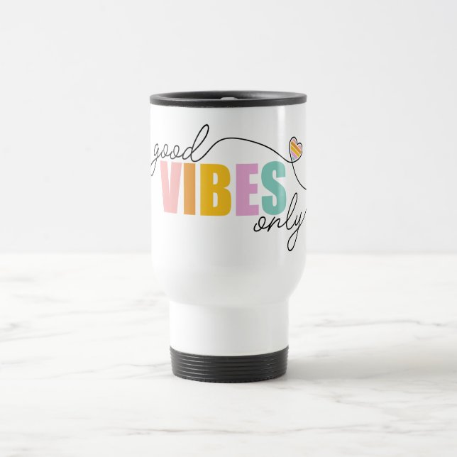 Caneca Térmica Boas Vibes Apenas Arco-Íris (Centro)