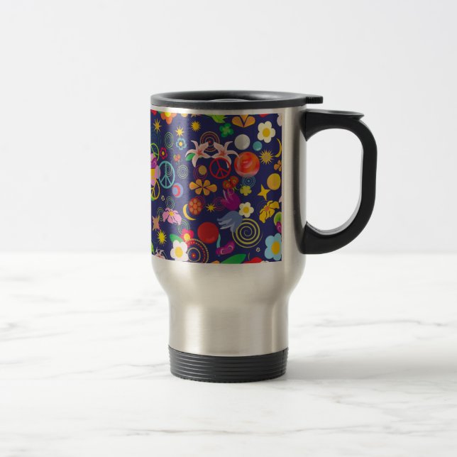 Caneca Térmica Boho floral (Direita)