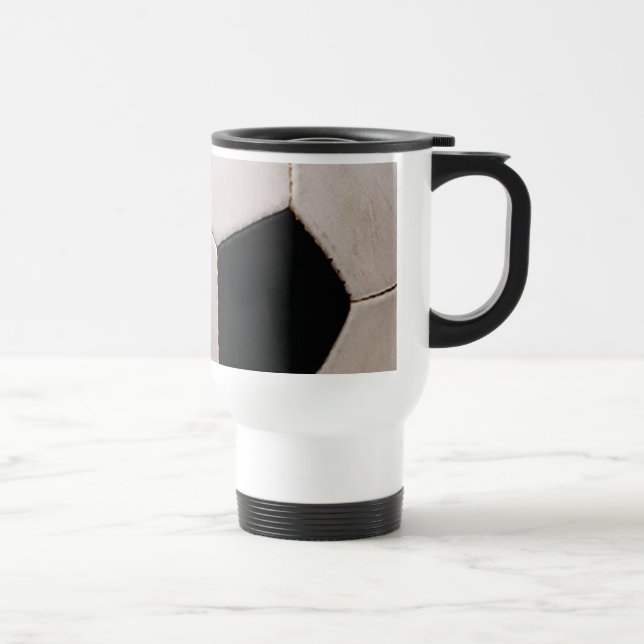 Caneca Térmica Bola Branca e Negra (Direita)