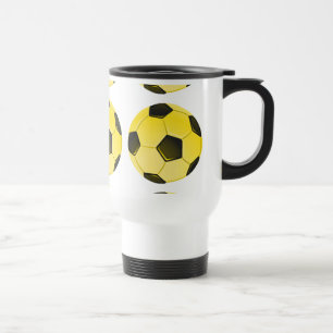 Caneca Térmica Bola ou Futebol Americano Amarelo