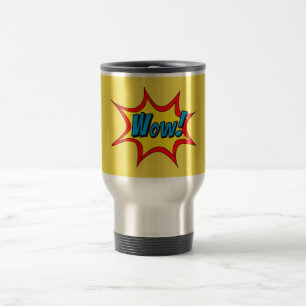 Caneca Térmica Bolha de palavras Super Herói