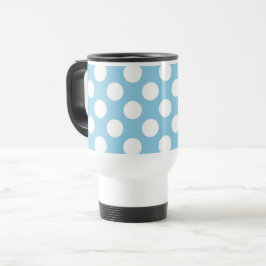 Caneca Térmica Bolinhas azuis, Padrão de Bolinhas, Pontos, pontos