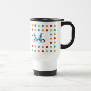 Caneca Térmica Bolinhas com várias cores personalizadas