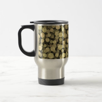 Caneca Térmica Bolinhas douradas Sparkling