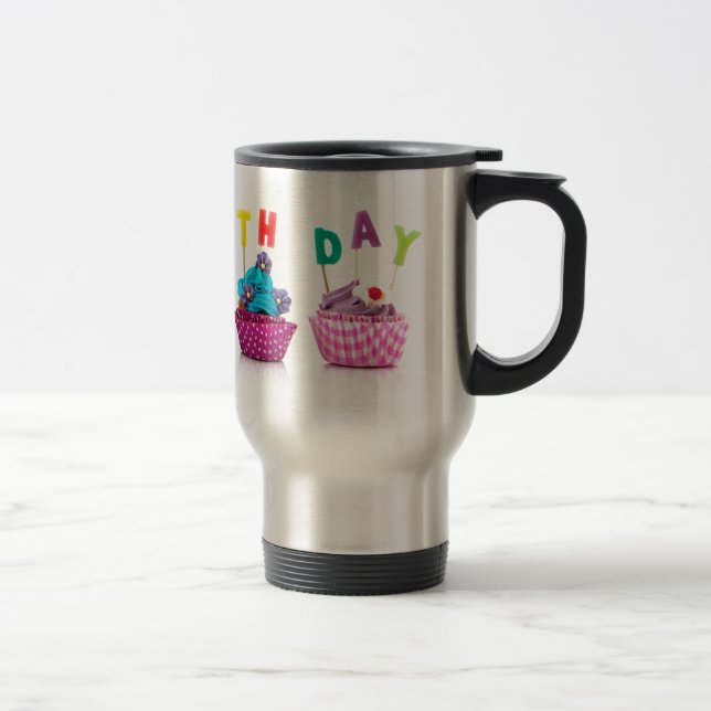 Caneca Térmica Bolos de Aniversário (Direita)
