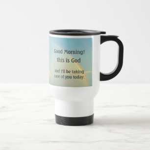 Caneca Térmica "Bom dia, este é Deus"