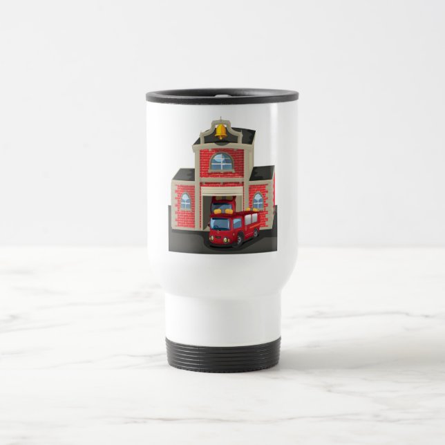 Caneca Térmica Bombeiros e Caminhão de Fogo (Centro)