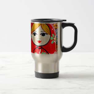 Caneca Térmica Boneca de Matryoshka