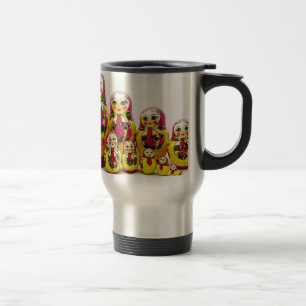 Caneca Térmica Bonecas de Matryoshka