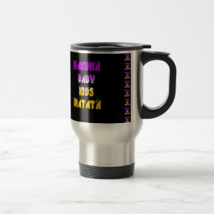Caneca Térmica Bonita Impressão de Arte de Hakuna Matata