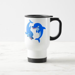 Caneca Térmica Bonitinho Tocando Golfinhos Viagem ao trabalho