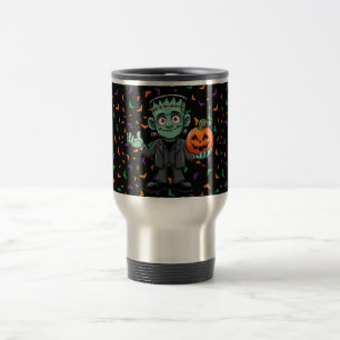 Caneca Térmica Bonito, caricatura do monstro do Frankenstein