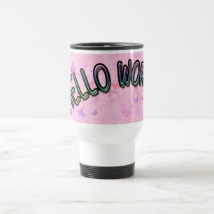 Caneca Térmica Bonito Rainbow Hello World