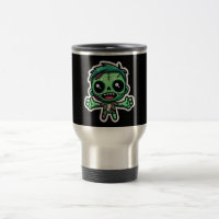 Bonito, zumbi de desenho animado