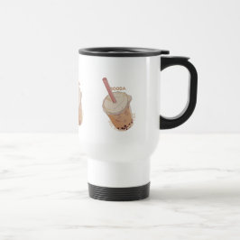 Caneca Térmica Booba Bubble Tea 🧋 90's Anime Milk Tea Art Design
