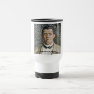 Caneca Térmica Booker T Washington & Citação de Sucesso