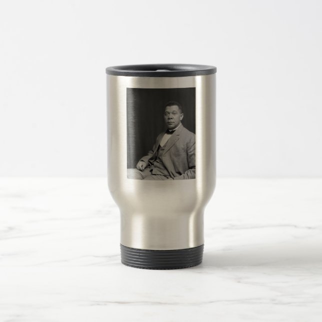 Caneca Térmica Booker Taliaferro Washington: Educador Negro (Centro)