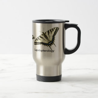 Caneca Térmica Borboleta Lepidopterology do swallowtail do tigre
