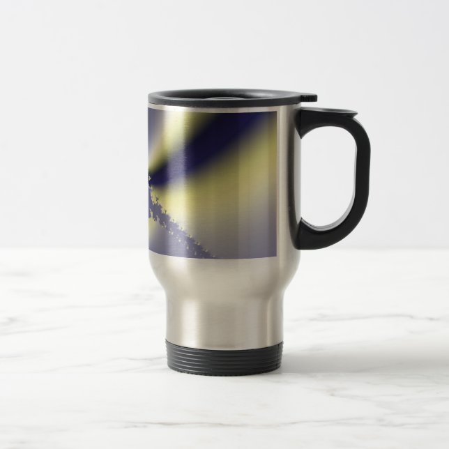 Caneca Térmica Borboleta Roxa (Direita)