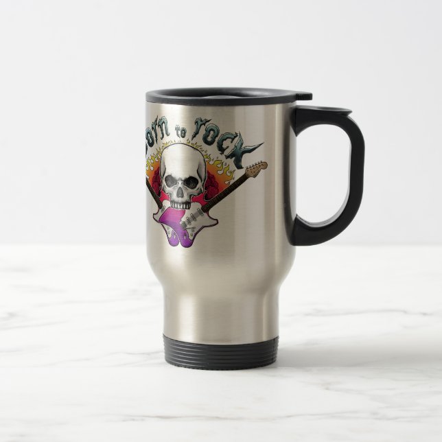 Caneca Térmica Born to rock (Direita)