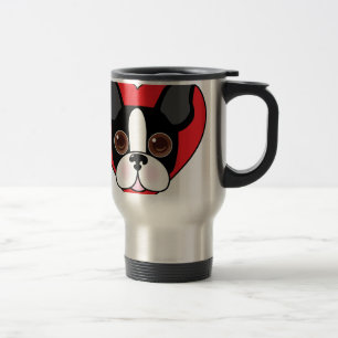 Caneca Térmica Boston Terrier enfrenta