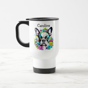 Caneca Térmica Boston Terrier Mãe Personalizada