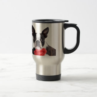 Caneca Térmica Boston Terrier Mollie menino de rato