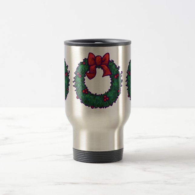 Caneca Térmica Boughs de Holly (Centro)