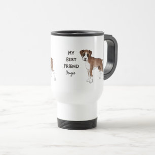 Caneca Térmica Boxer Dog Meu Melhor Amigo Pet Personalizado