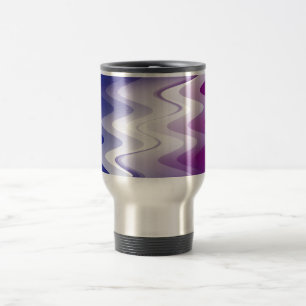 Caneca Térmica Branco púrpura azul