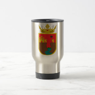 Caneca Térmica Brasão do símbolo oficial da heráldica de Chiap