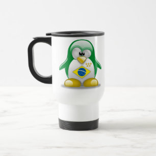 Caneca Térmica Brasil Tux
