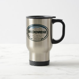 Caneca Térmica Breckenridge Colorado Mountain Tag