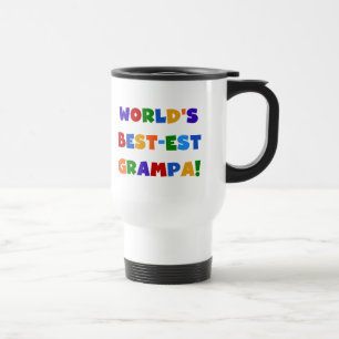 Caneca Térmica "Bright Colors World's Best Grampa Gifts"