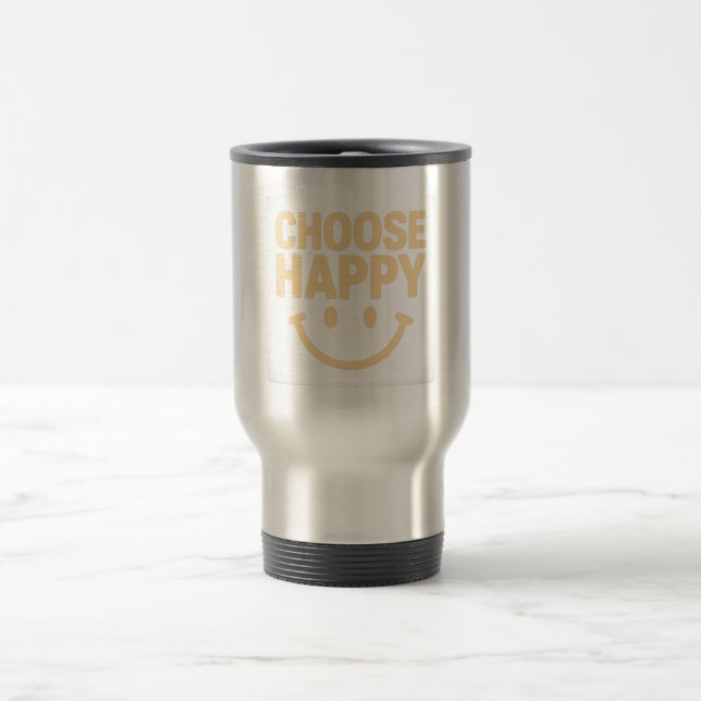 Caneca Térmica Brilho na felicidade - Escolher Feliz (Centro)