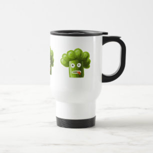 Caneca Térmica Brócolos engraçados dos desenhos animados