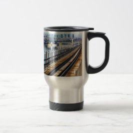 Caneca Térmica bronx cidade de nova york edifícios rio