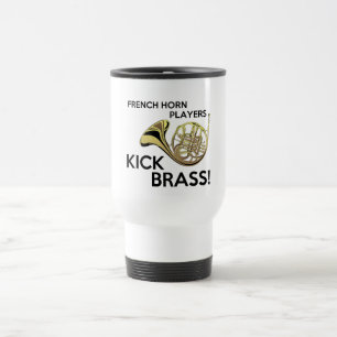 Caneca Térmica Bronze do pontapé dos jogadores de trompa francesa