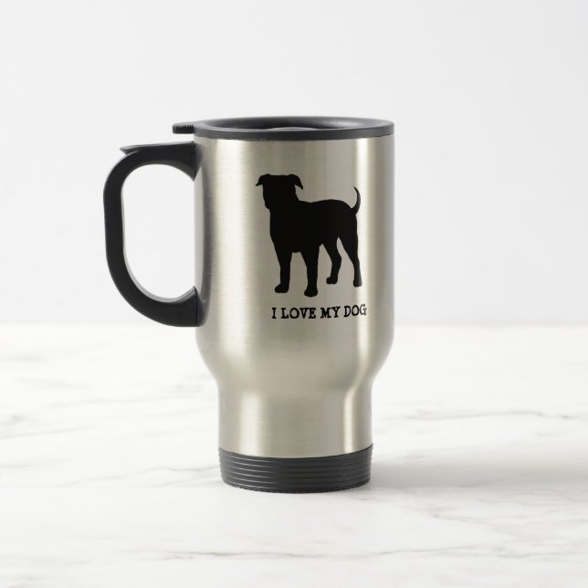 Caneca Térmica Buldogue americano (Esquerda)