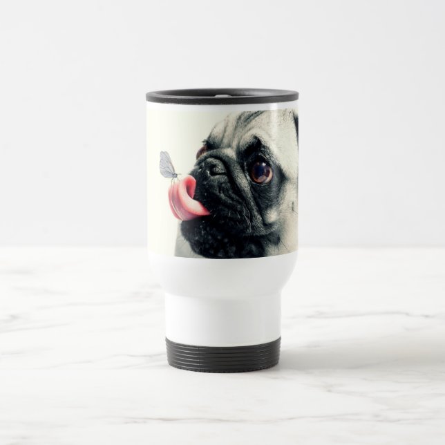 Caneca Térmica Buldogue e Borboleta (Centro)