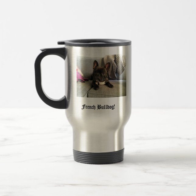 Caneca Térmica Buldogue Francês (Esquerda)