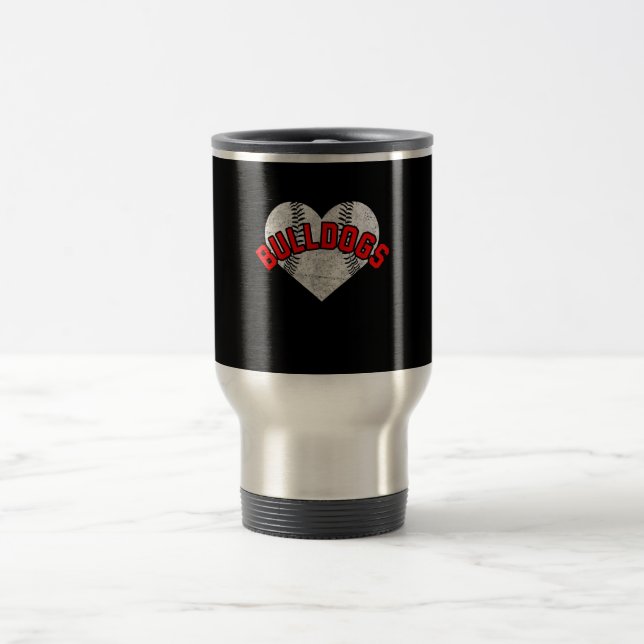Caneca Térmica Bulldog Ofertas da Equipe de Segundo grau Softball (Centro)