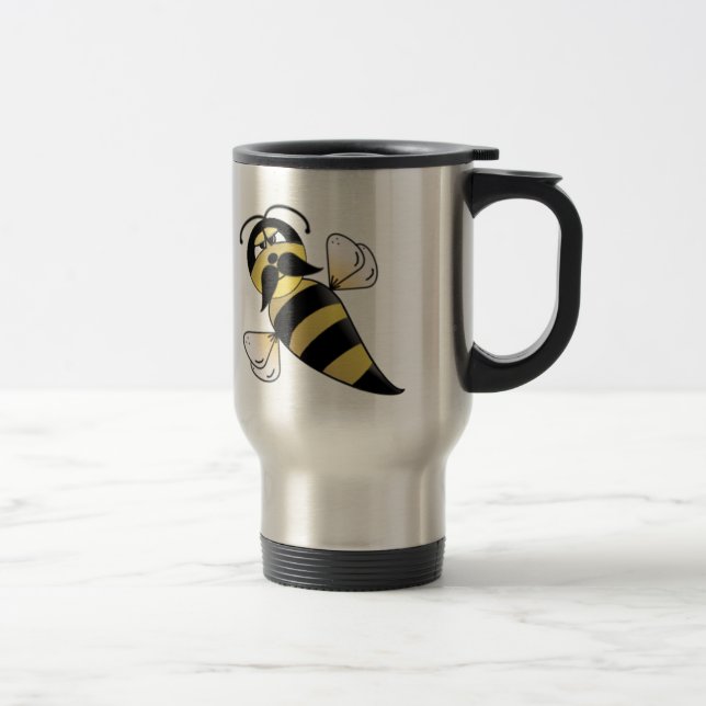 Caneca Térmica Bumble Bee com bigode (Direita)